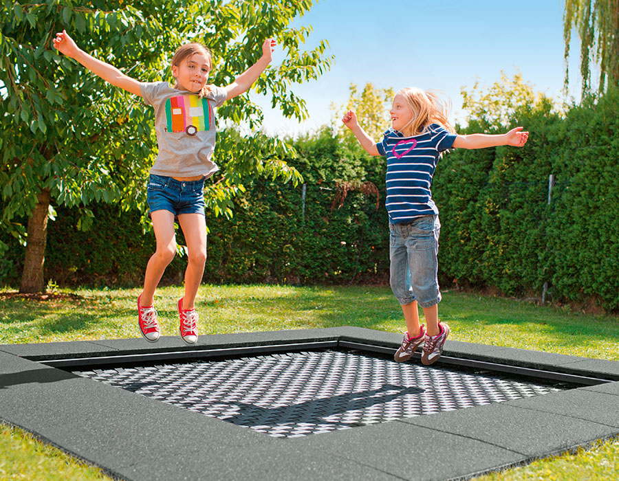 Trampolin Quadrat Ansicht 4