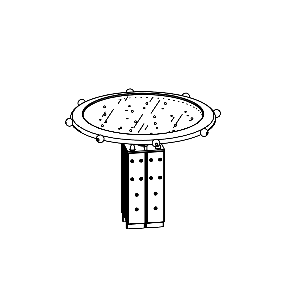 Murmeltisch Ansicht 2