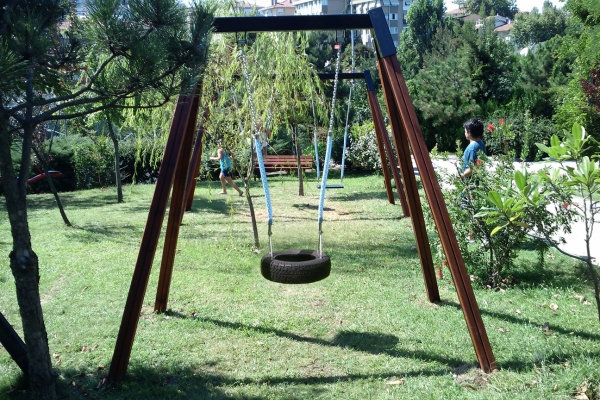 Reifenschaukel Ansicht 3