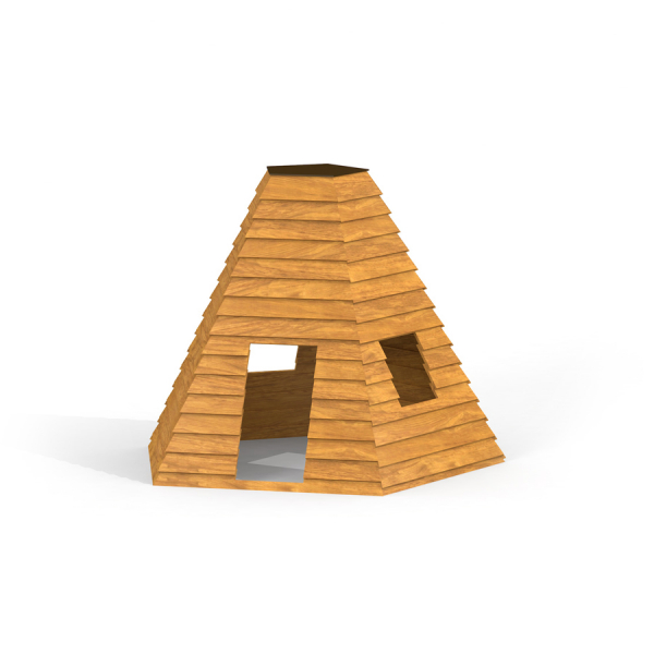 Wigwam Spielhaus Ansicht 2