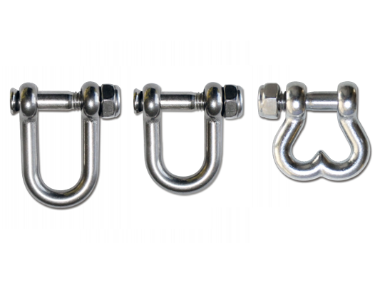 D-Schäkel, inneres Öffnungsmass 23 × 12 mm, Kinderland Neeser