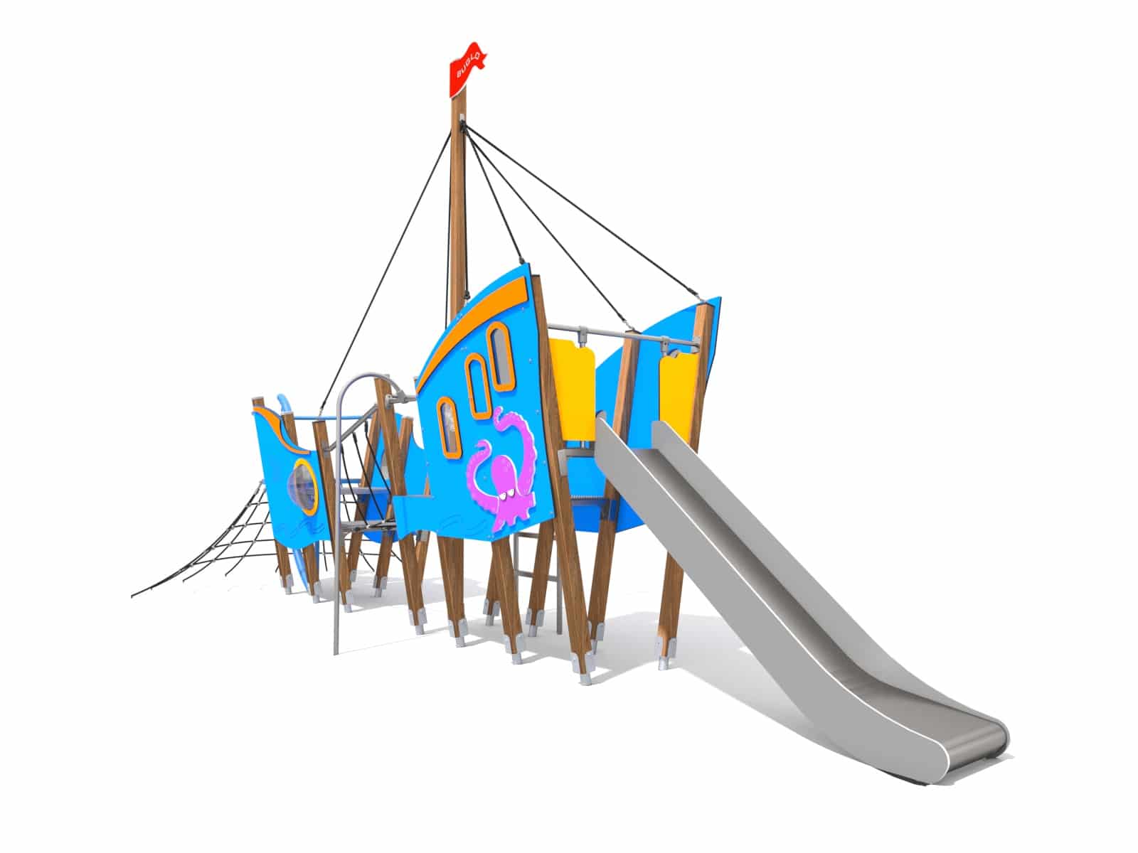Spielschiff Blaubär Ansicht 3