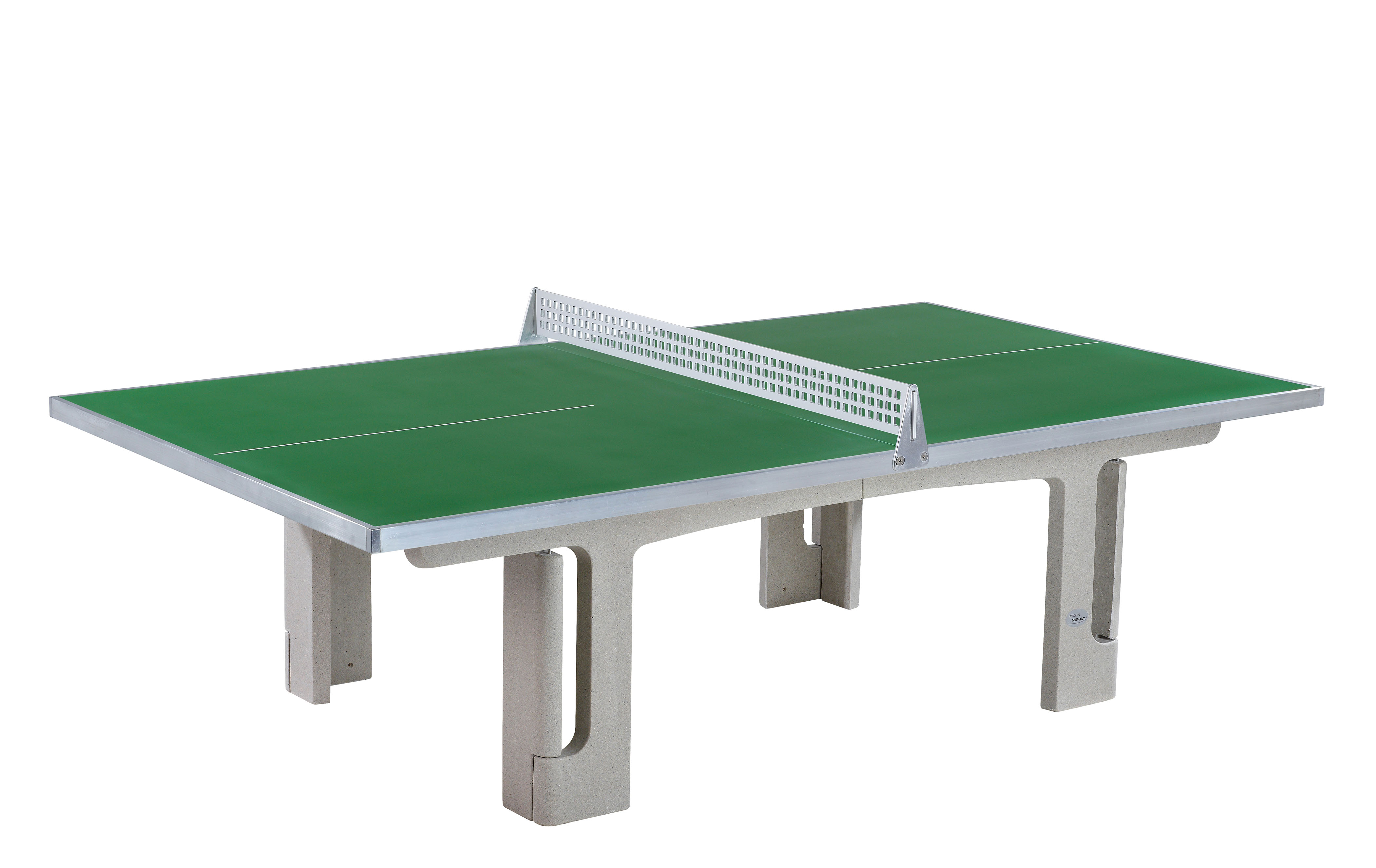 Tischtennisplatte 2003, aus Polymerbeton Ansicht 2