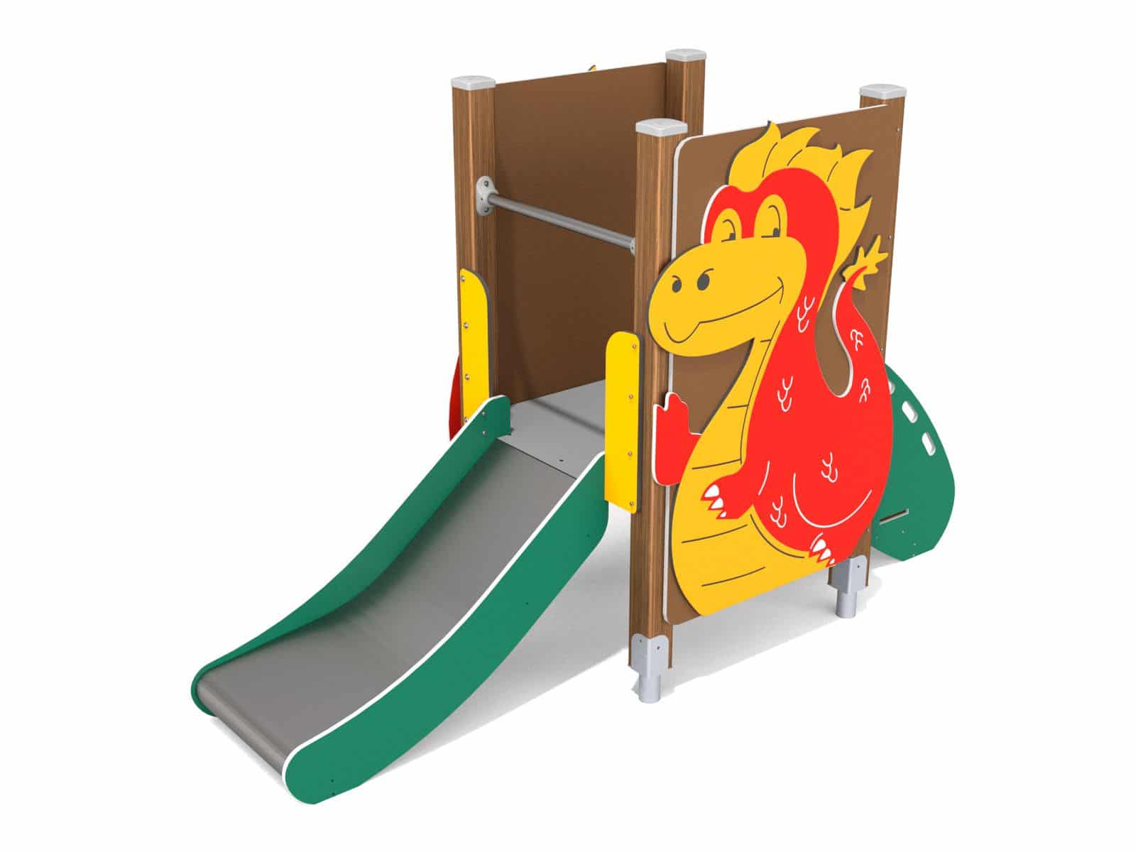 Spielplatz-Drachenrutsche Ansicht 2
