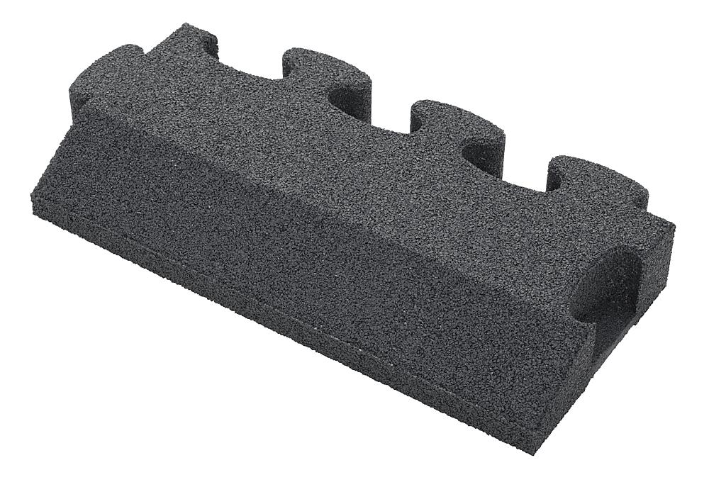 Puzzle Mat 3D Randplatte angeschrägt ohne Zwischenelement 80 mm grau Ansicht 4