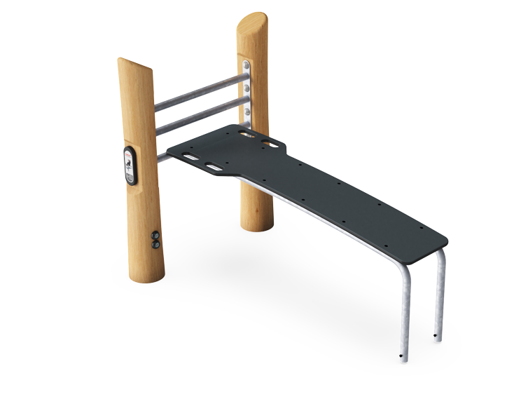 Sit-up Bank Robinia FRO203 Ansicht 2