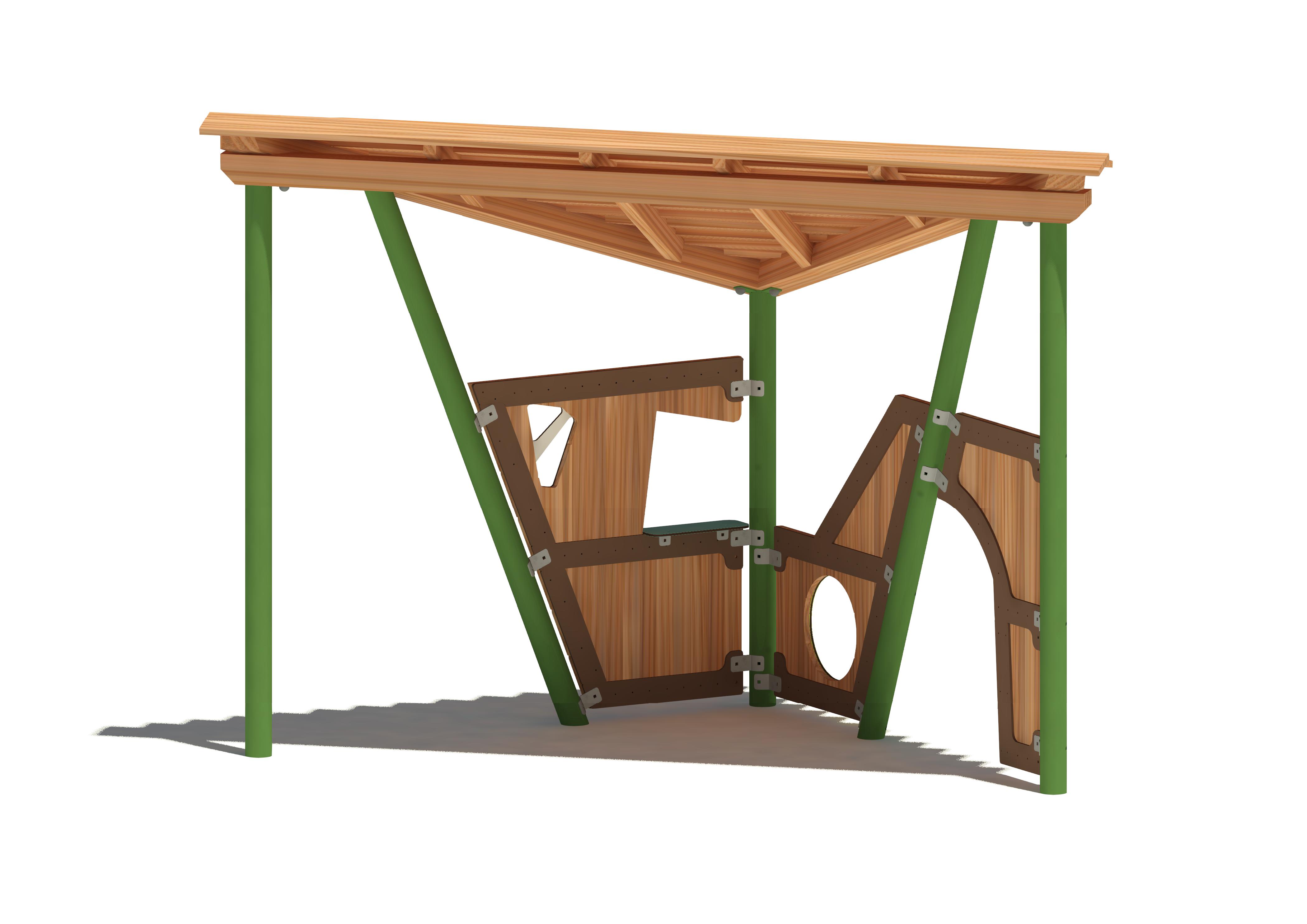 Halbes Spielhaus Forest 18202 Ansicht 3