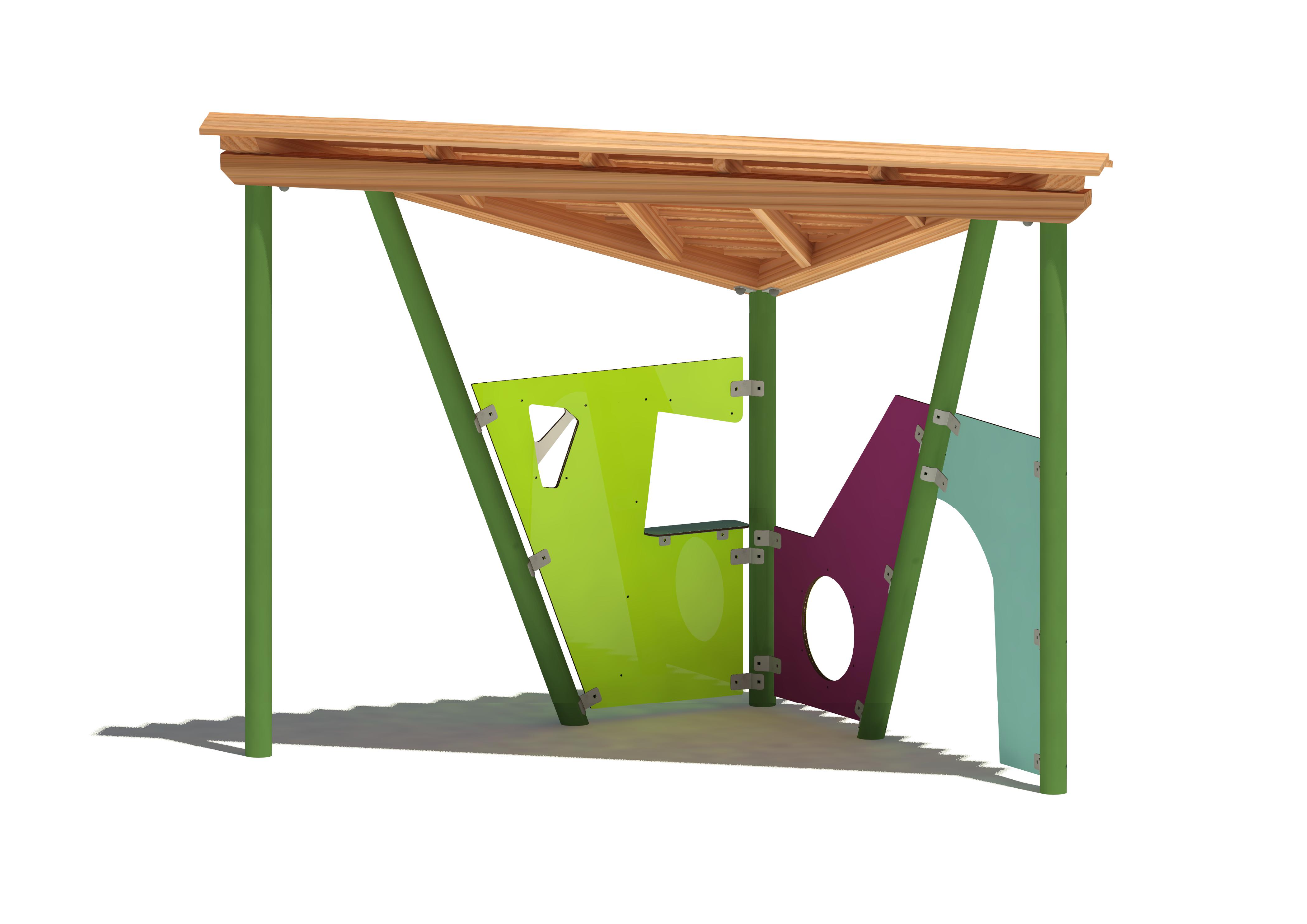 Halbes Spielhaus Forest 18202 Ansicht 5