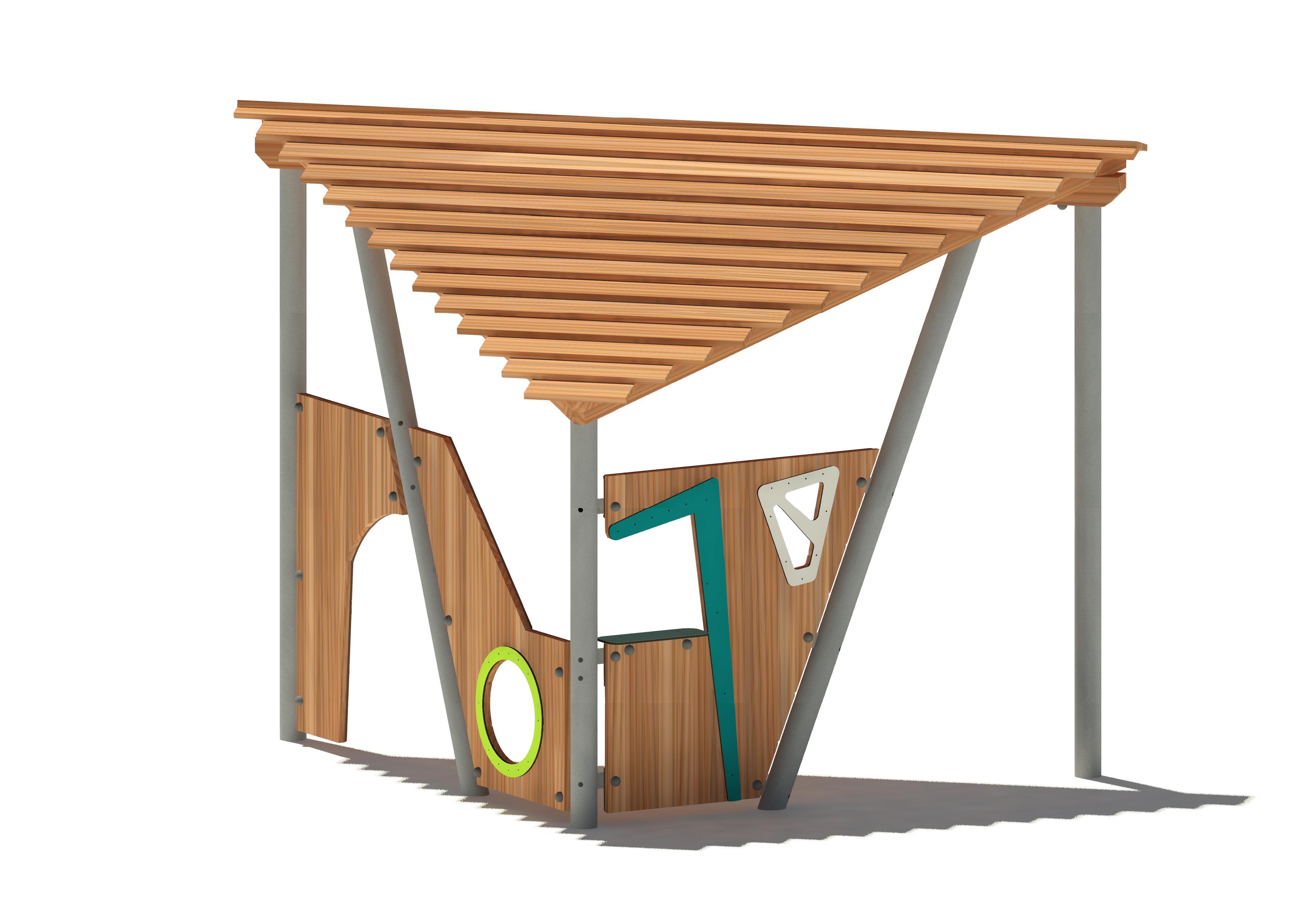 Halbes Spielhaus Forest 18202 Ansicht 6