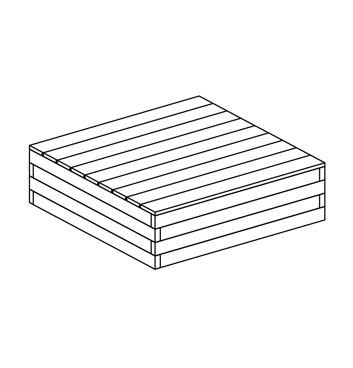 Liegekiste Ansicht 2