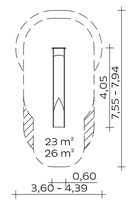 Anbau-Muldenrutsche (2,00) Ansicht 3
