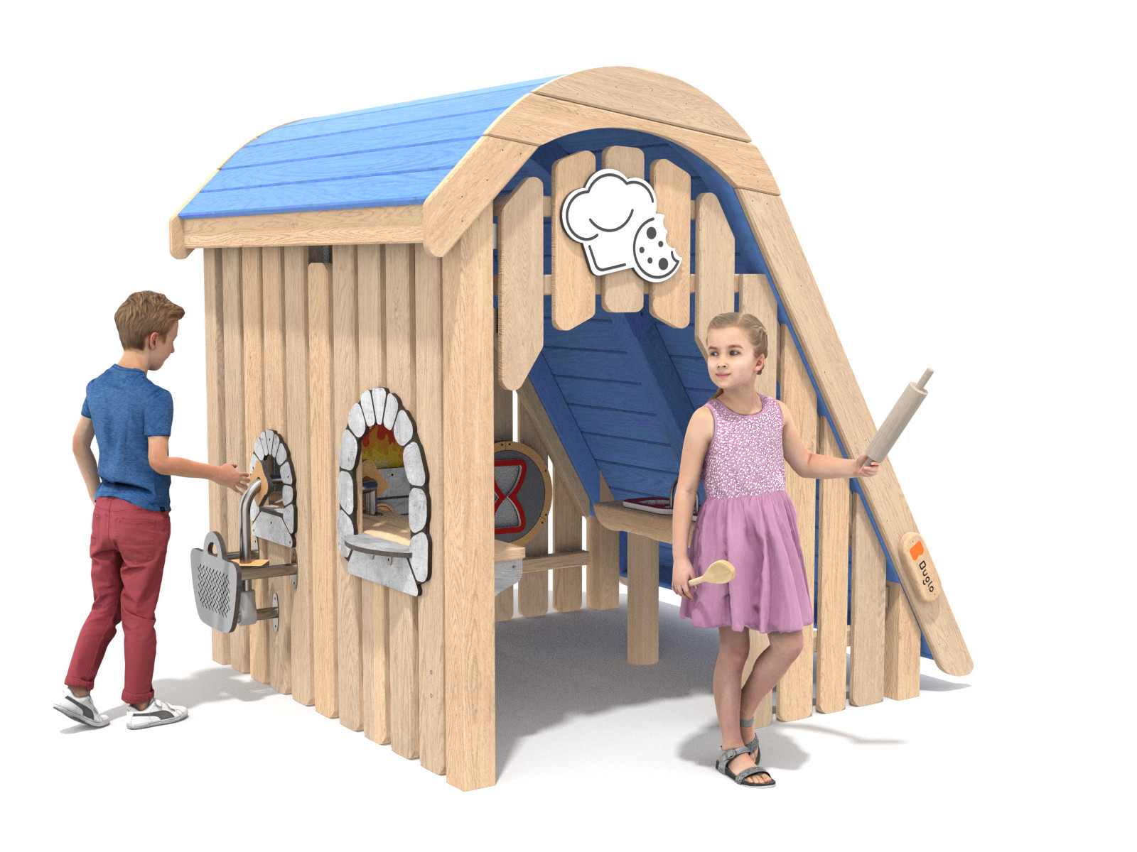 Spielhaus Pizzabäckerei Ansicht 2