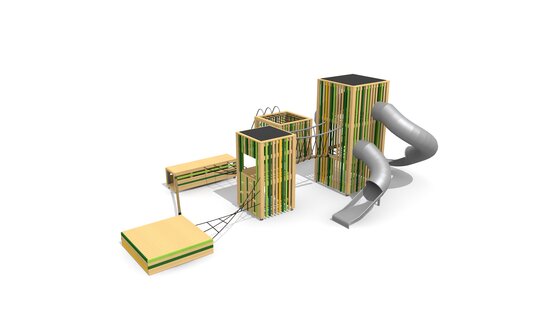 bimbox Spielwelt NEW - lasiert Ansicht 1