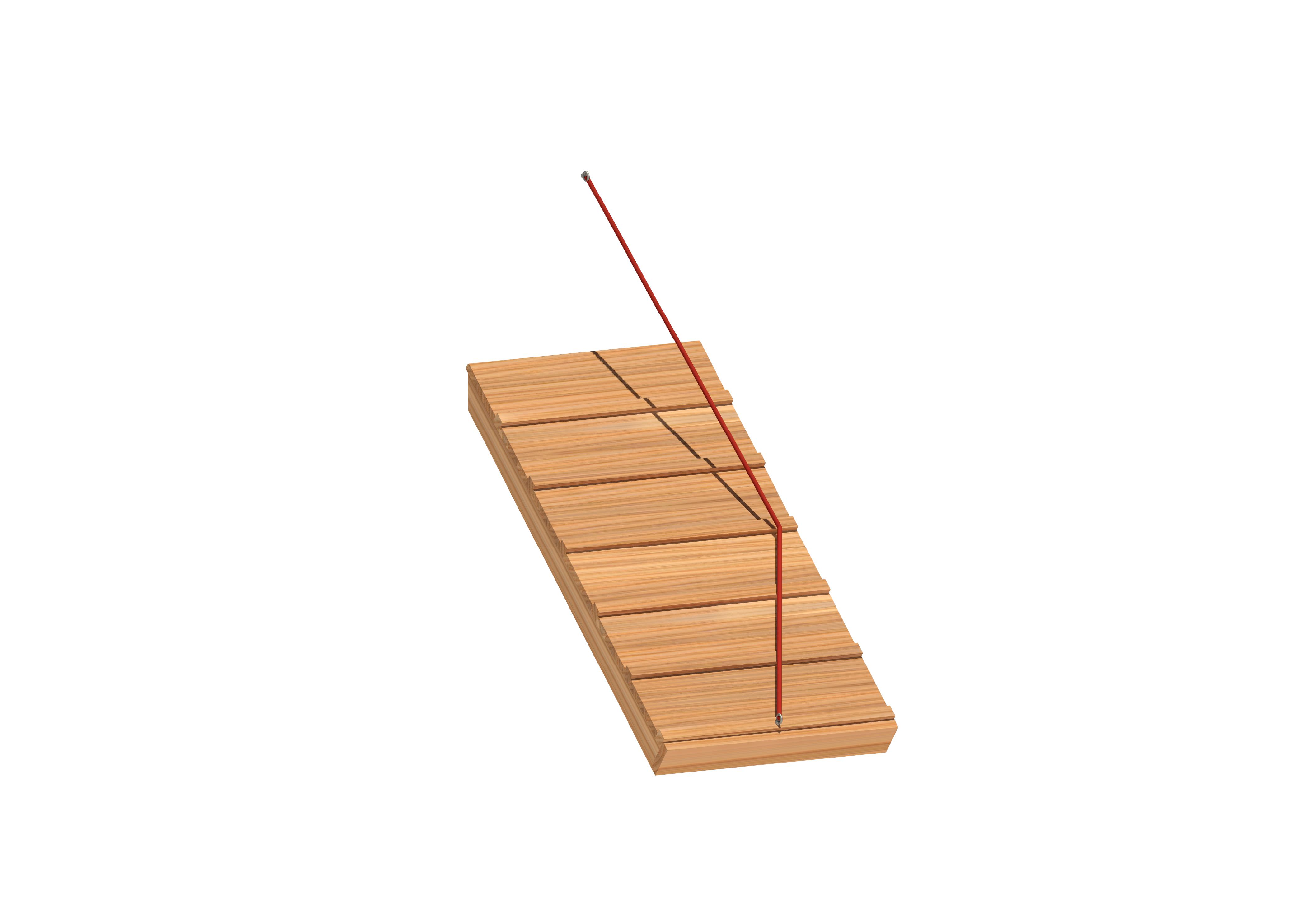 Ersatz-Holzbau - für schräge Rampe Serie 1 Ansicht 2