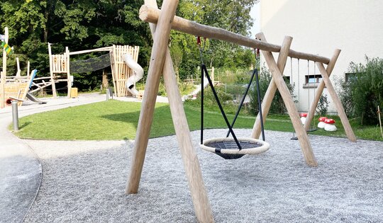 Nestschaukel Kombination - nature Ansicht 2