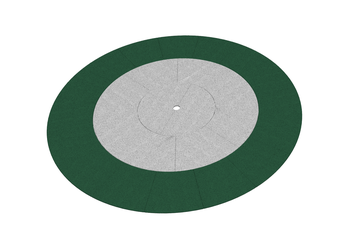 Fallschutzplatte Ring Ø 580 cm rotbraun, Bimbo Spielplatzgeräte (Hinnen AG)