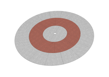 Fallschutzplatte Ring Ø 580 cm rotbraun Ansicht 5