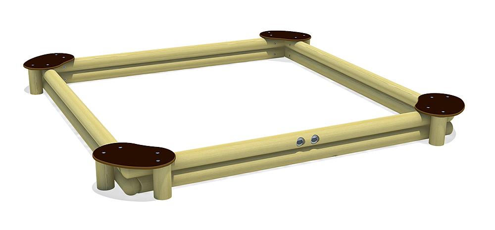 Sandkasten Sandy Quadrat 260