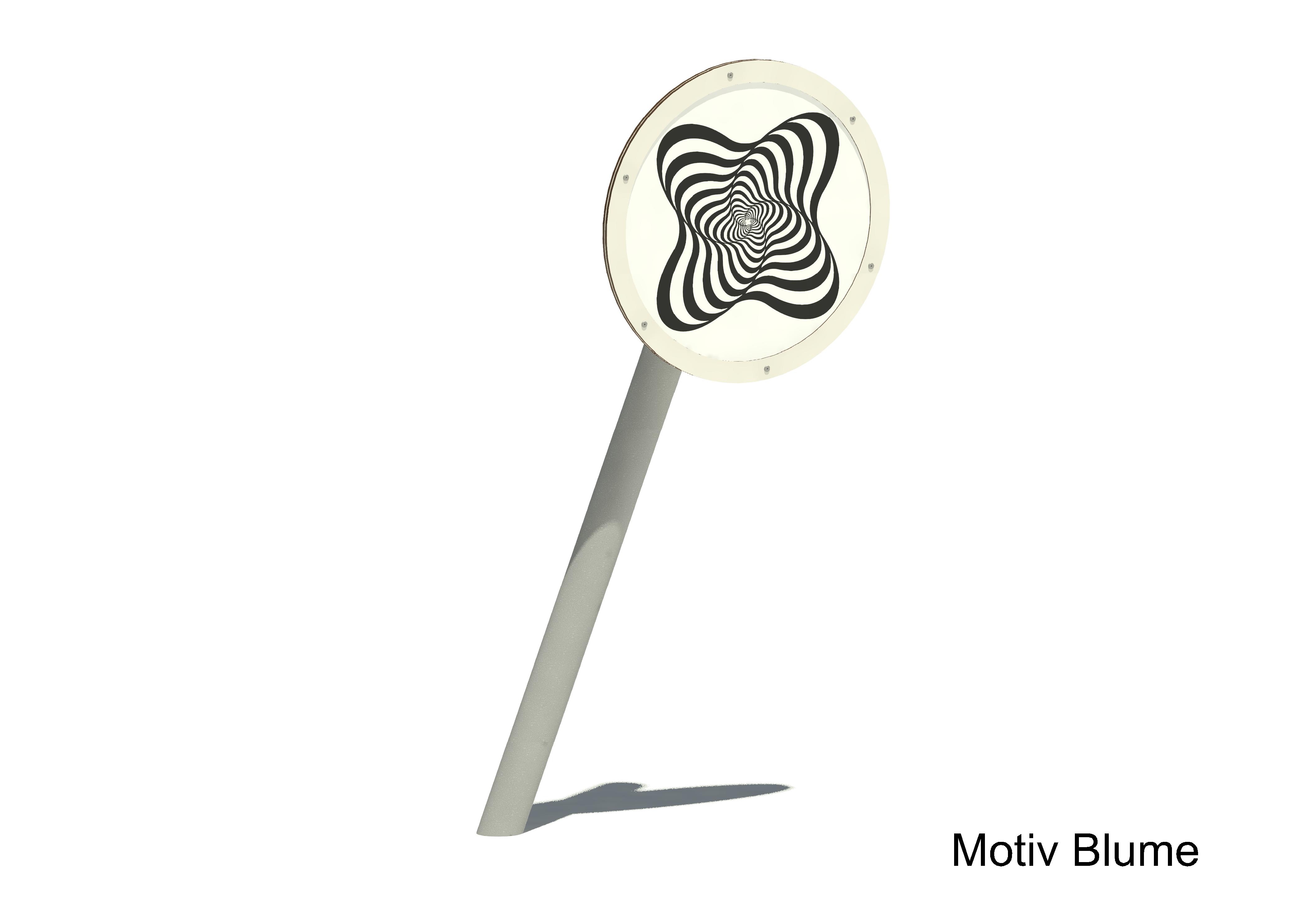 Rotierende Optikscheibe 18101, Motiv Blume Ansicht 2
