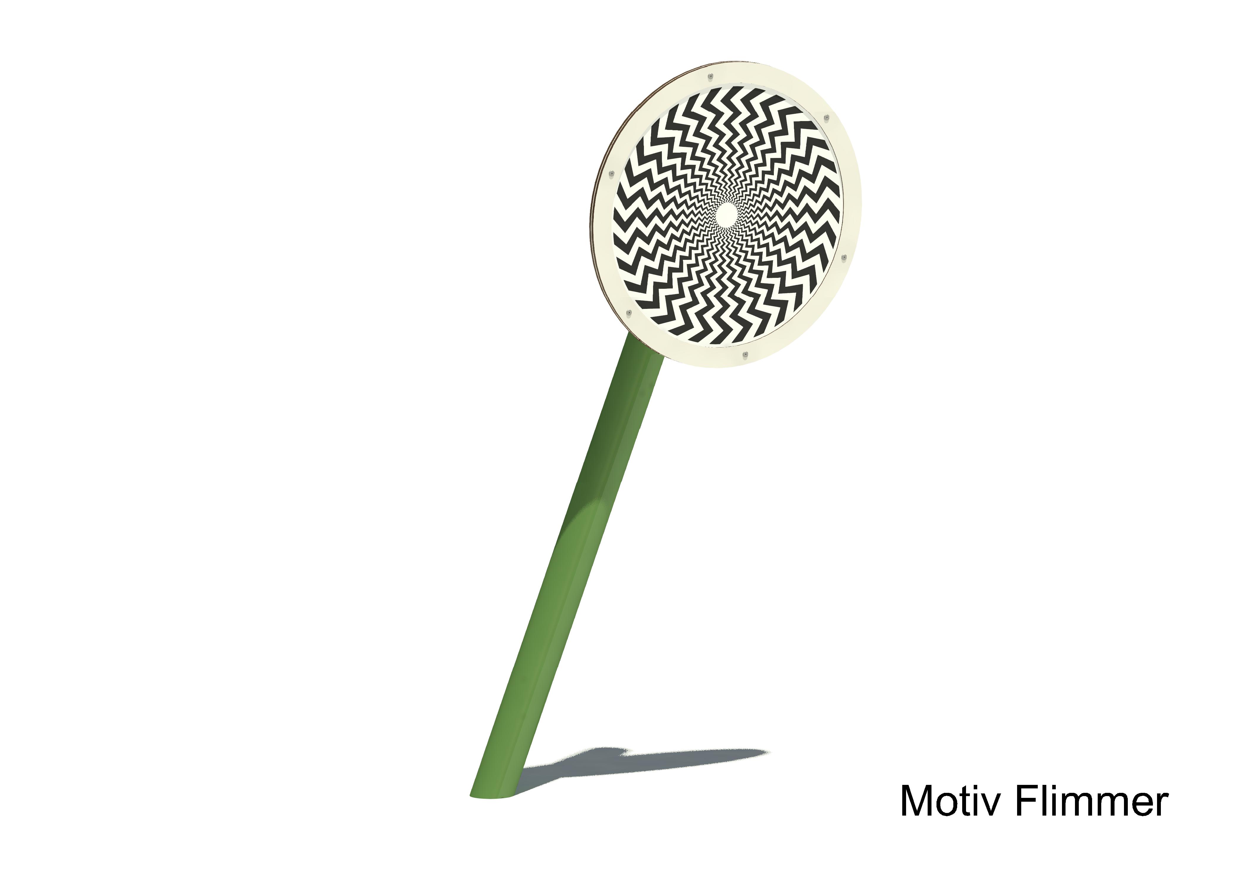 Rotierende Optikscheibe 18101, Motiv Blume Ansicht 3