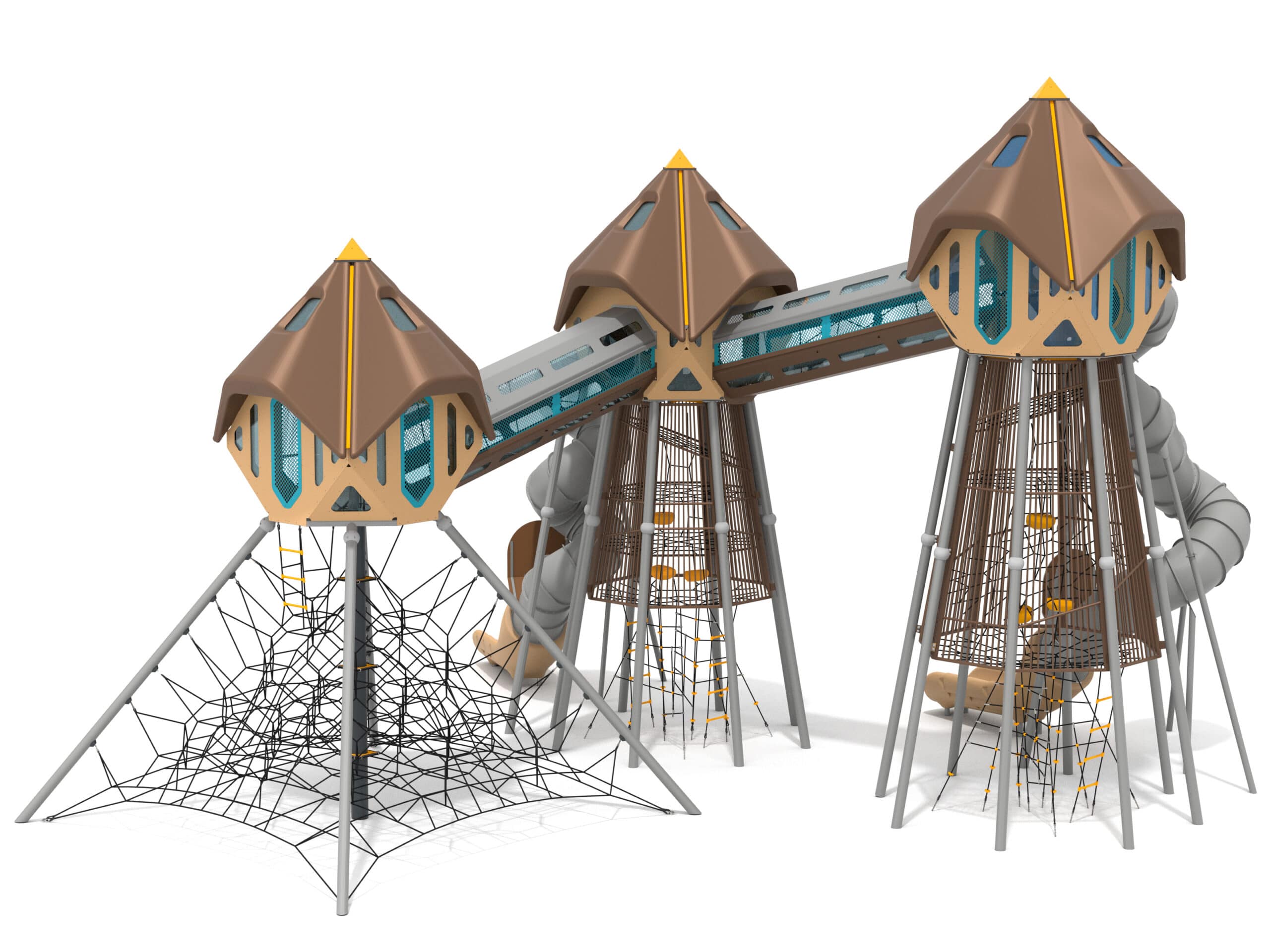 Spielanlage Mega Tre Ansicht 3