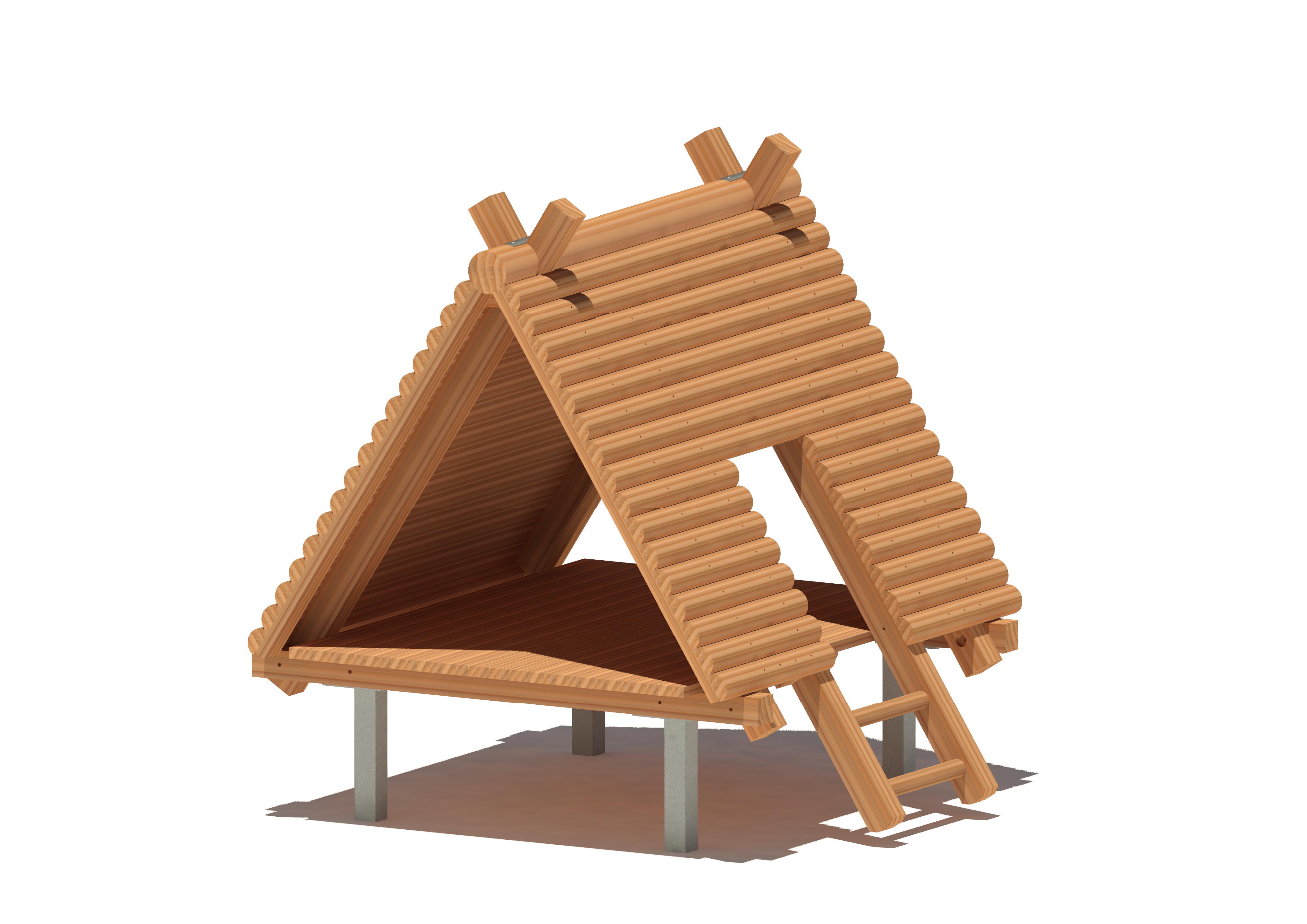 Urwaldhaus 300 Ansicht 2