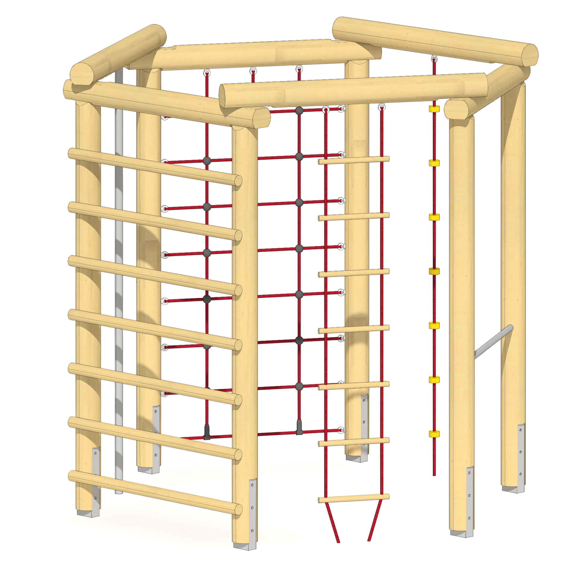 Sechseckanlage H250cm Ansicht 2