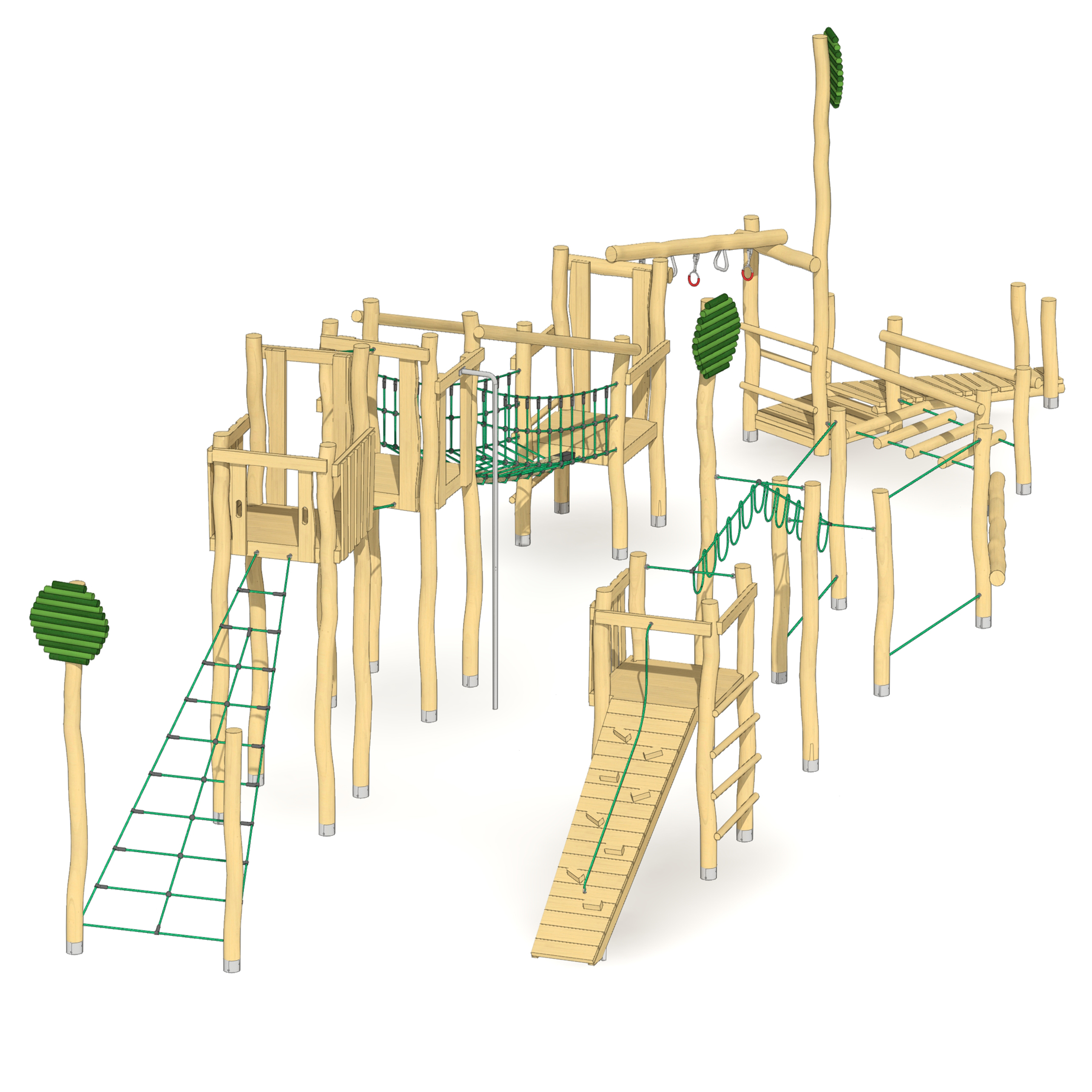 Kletterkombination Waldhausschule Ansicht 4