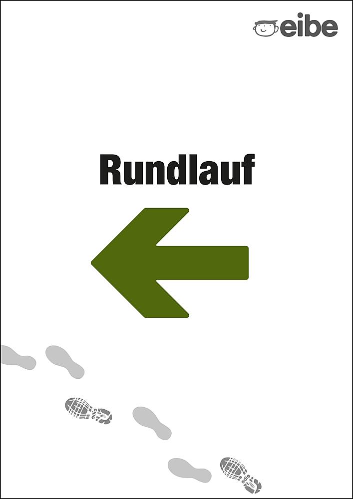Trimm-dich-Pfad Schild Rundlauf links Ansicht 5