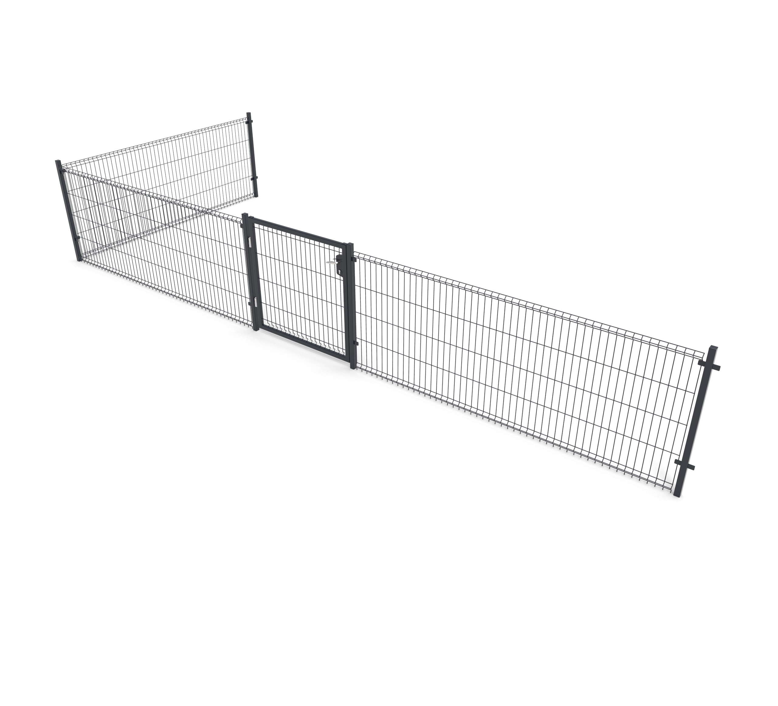 Panelzaun Ansicht 2