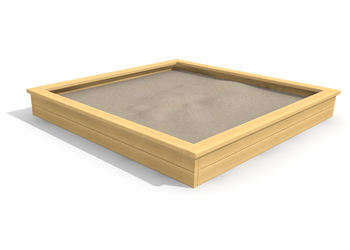 Sandkasten Hoch 2 x 2 m - classic Ansicht 4