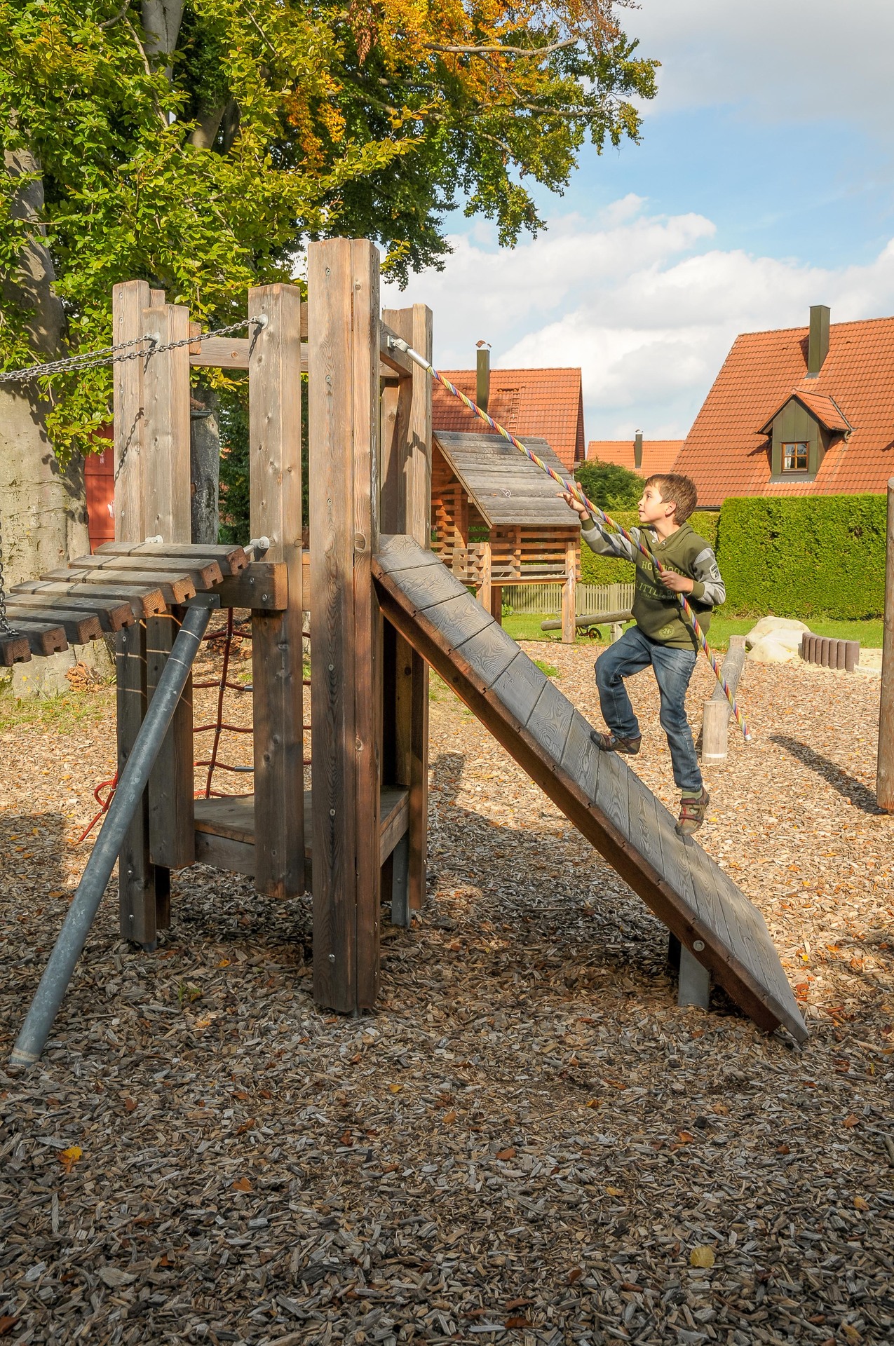 Dreieckhütte mit Leiter Ansicht 5