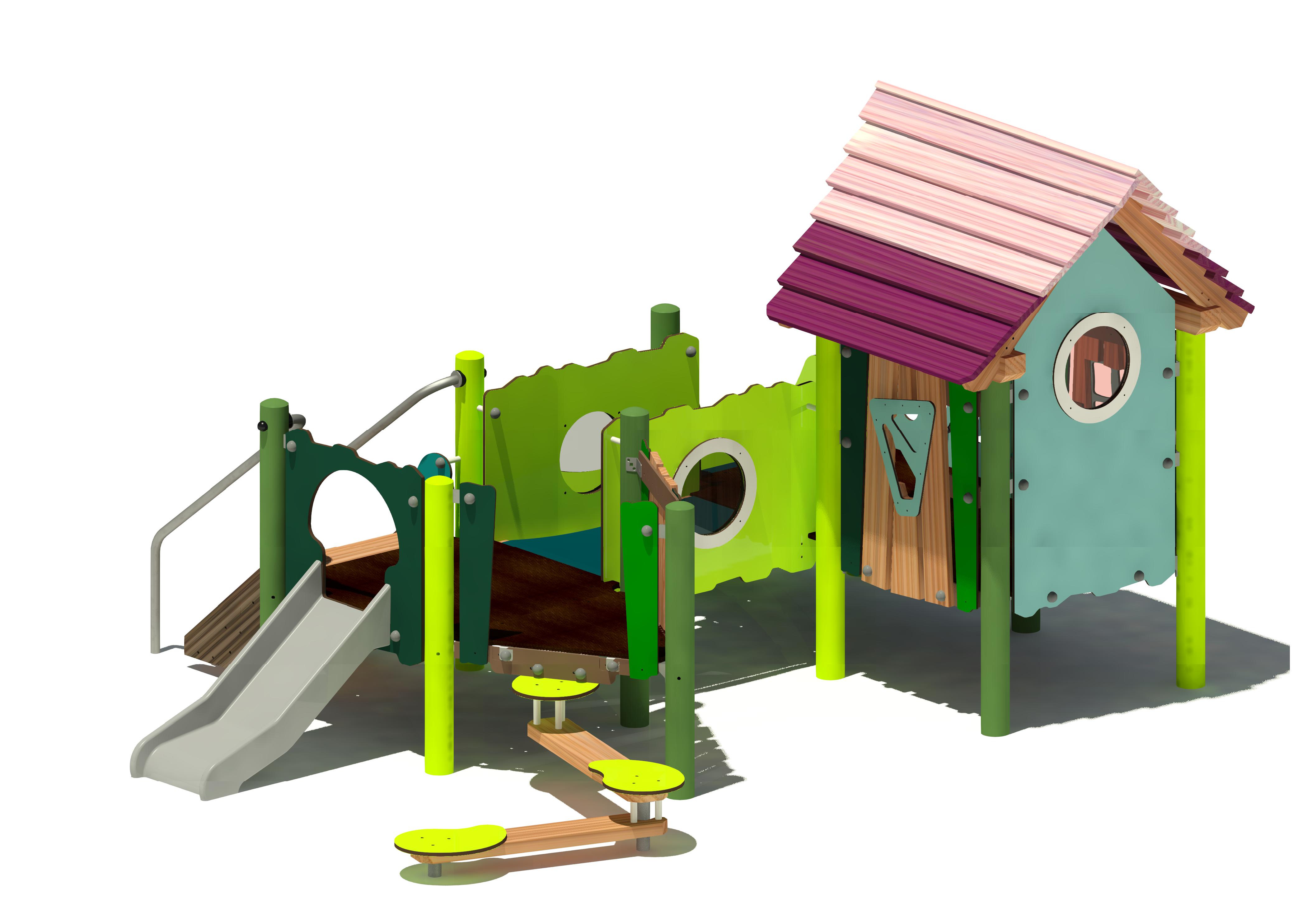 Spielhauskombination BAMZA Faxa 59110 Ansicht 6