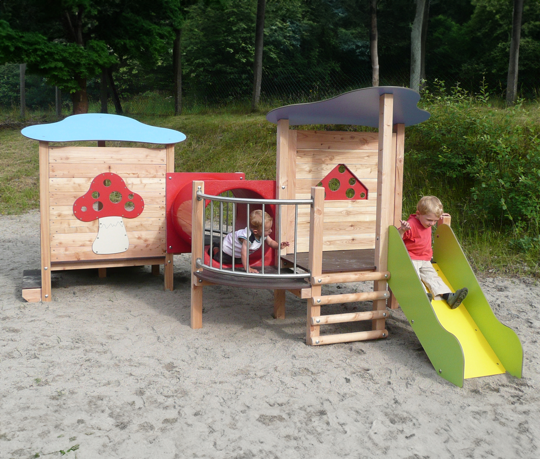 Minispielanlage Pilzdorf Ansicht 2
