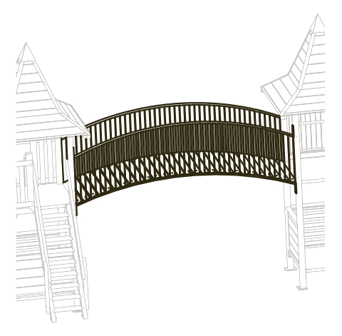 Bogenbrücke zu Aluette 4 Ansicht 4