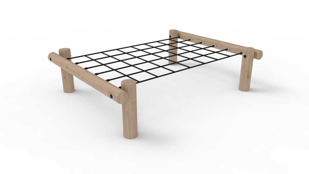 Horizontales Kletternetz Ansicht 2