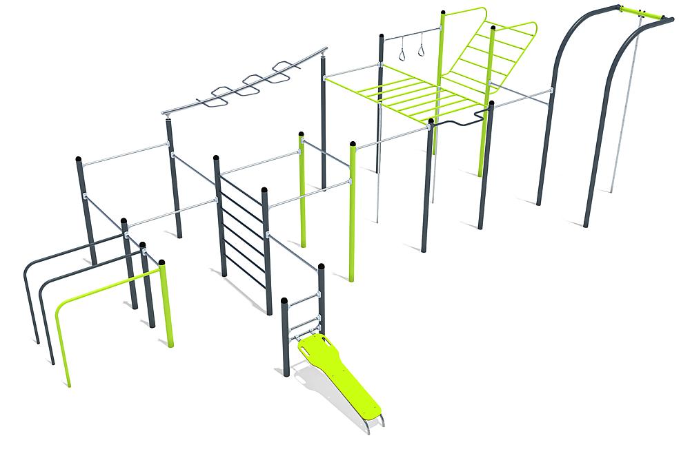 Calisthenics-Anlage Extreme Ansicht 5