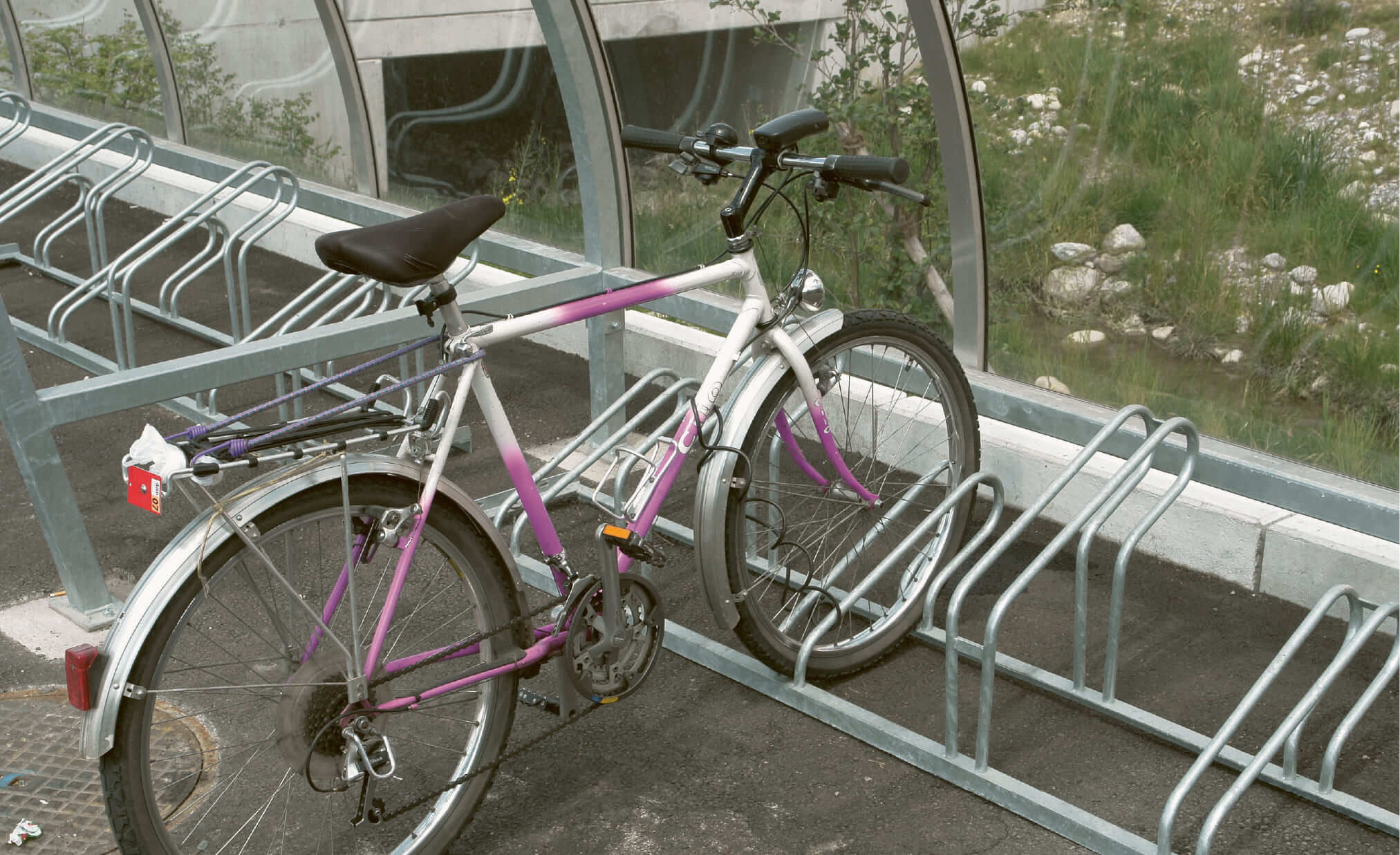 Fahrradständer A-11, einseitig hoch/tief Ansicht 5