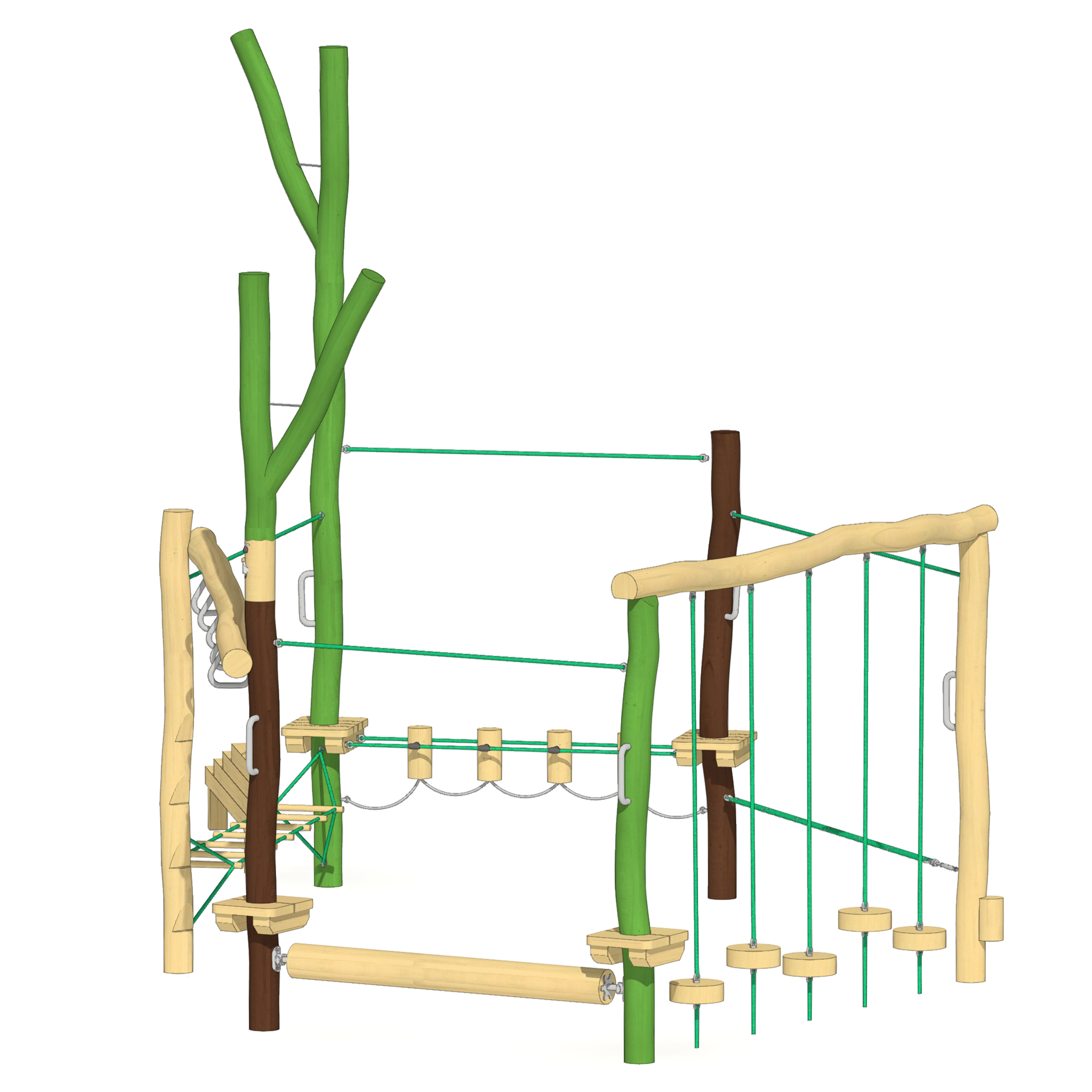 Balancierparcours Waldgeist Ansicht 6