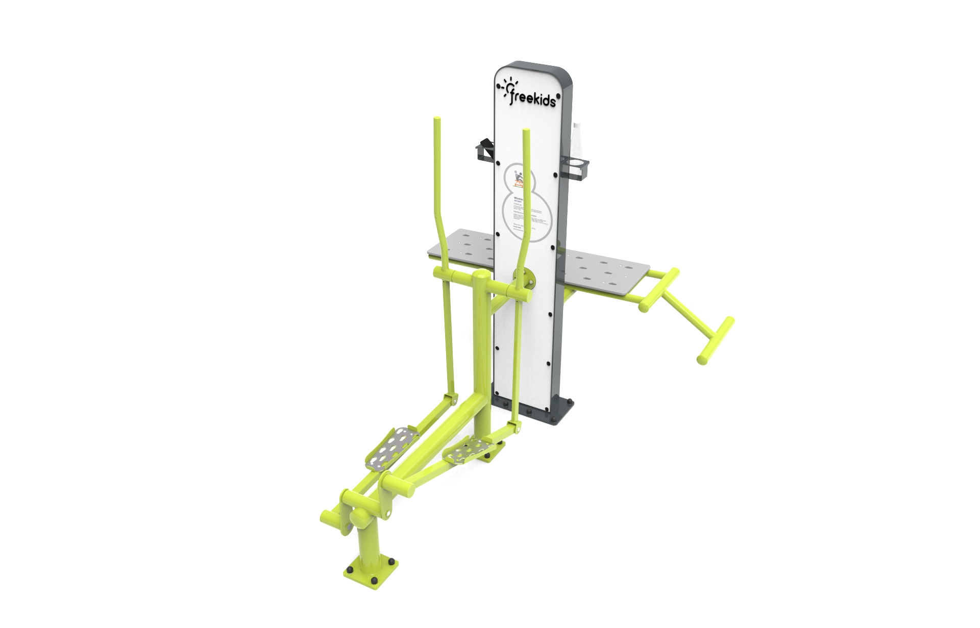 Crosstrainer + Übungsbank Plus Ansicht 2