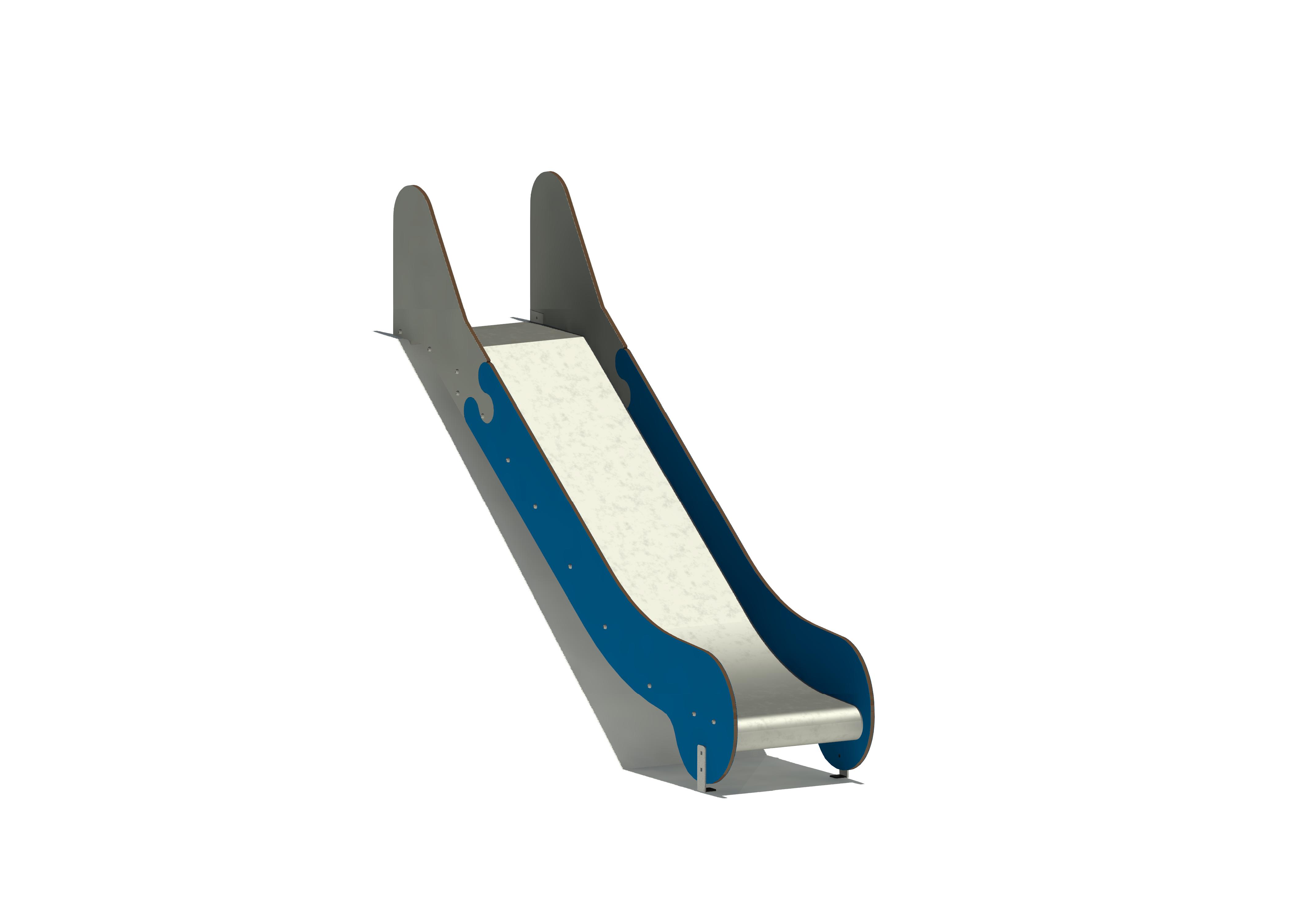 Hangrutschbahn HST, ABH 120 cm, Breite 50 cm Ansicht 2
