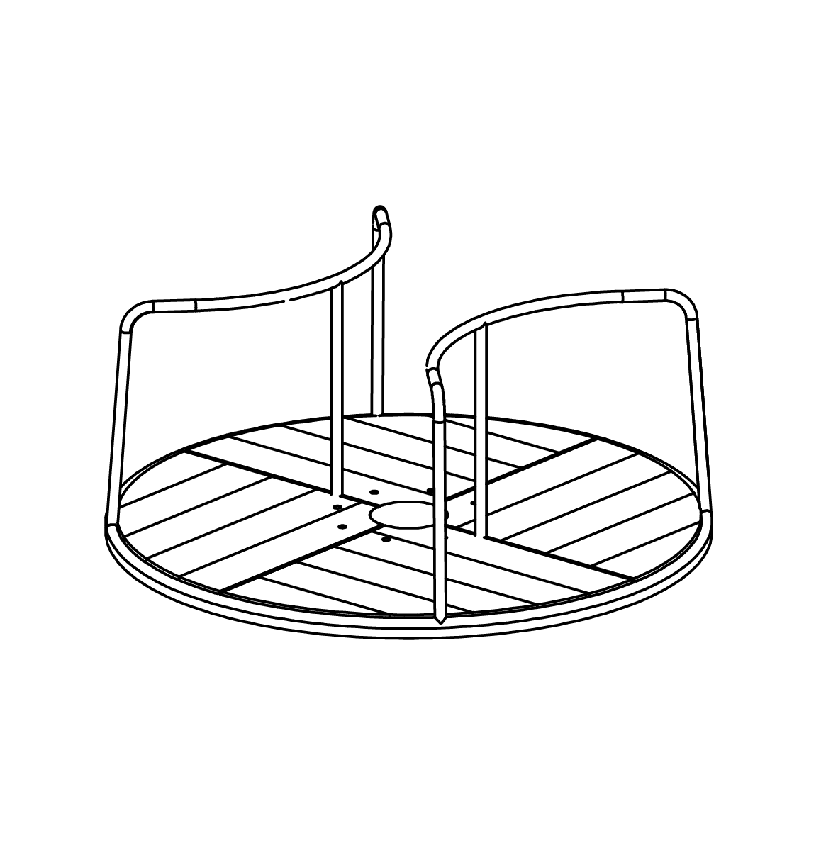 Stehkarussell Ansicht 2