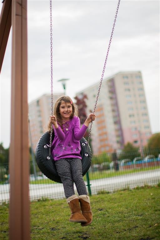 Doppel Reifenschaukel Robinie Ansicht 4