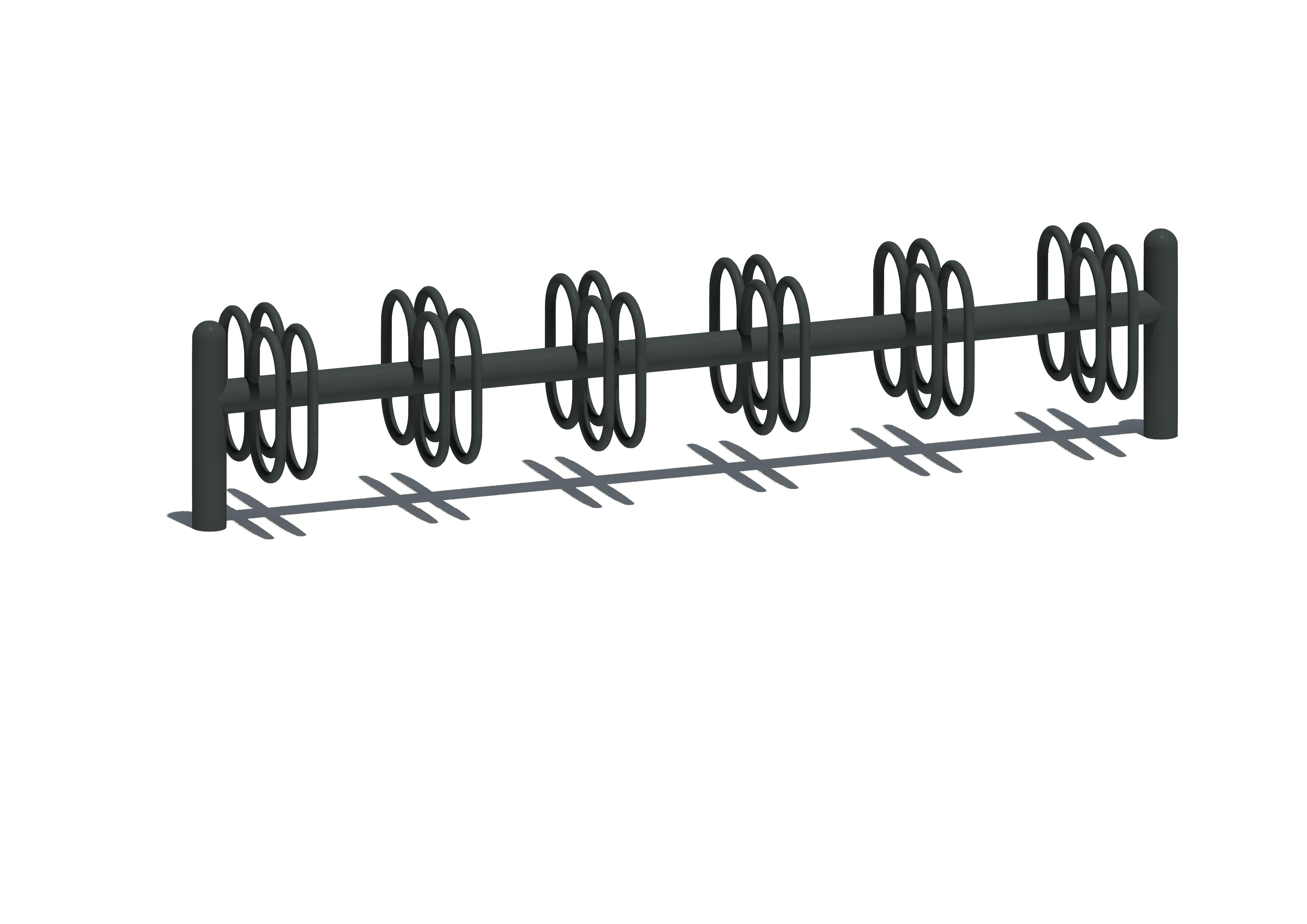 Fahrradständer 3221, für 2 x 6 Fahrräder Ansicht 3