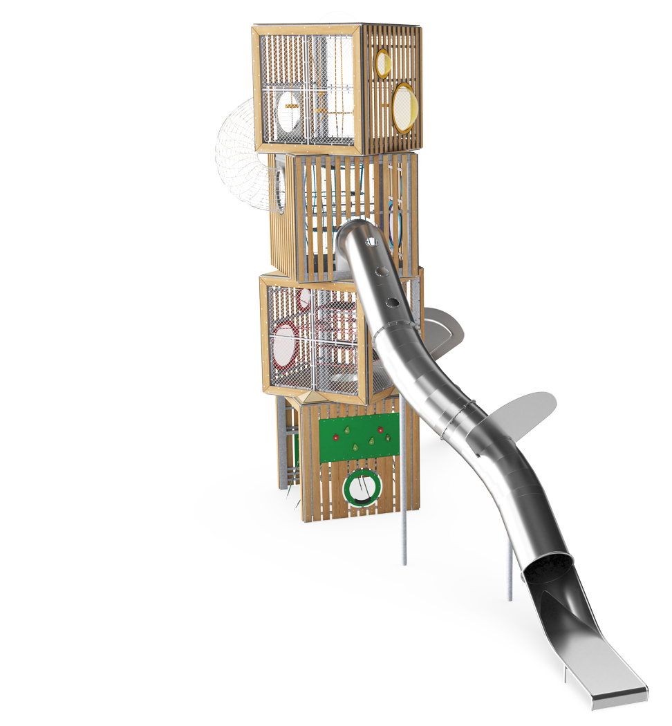 4-Ebenen Cube Tower COR10460 Ansicht 2