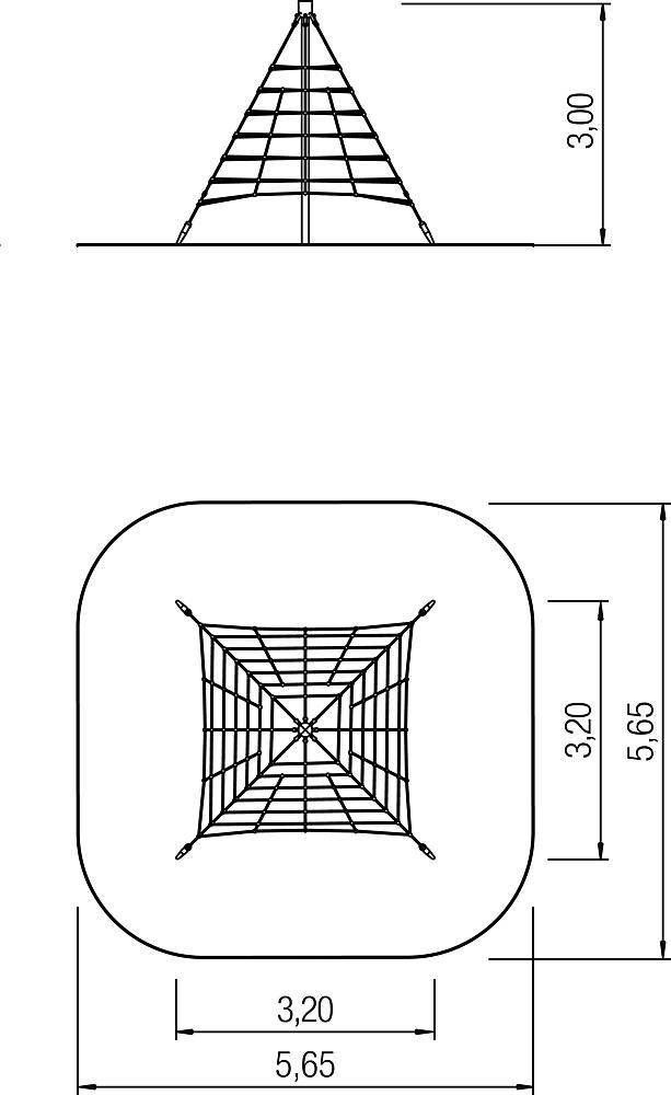 Kletterpyramide 300 Ansicht 5