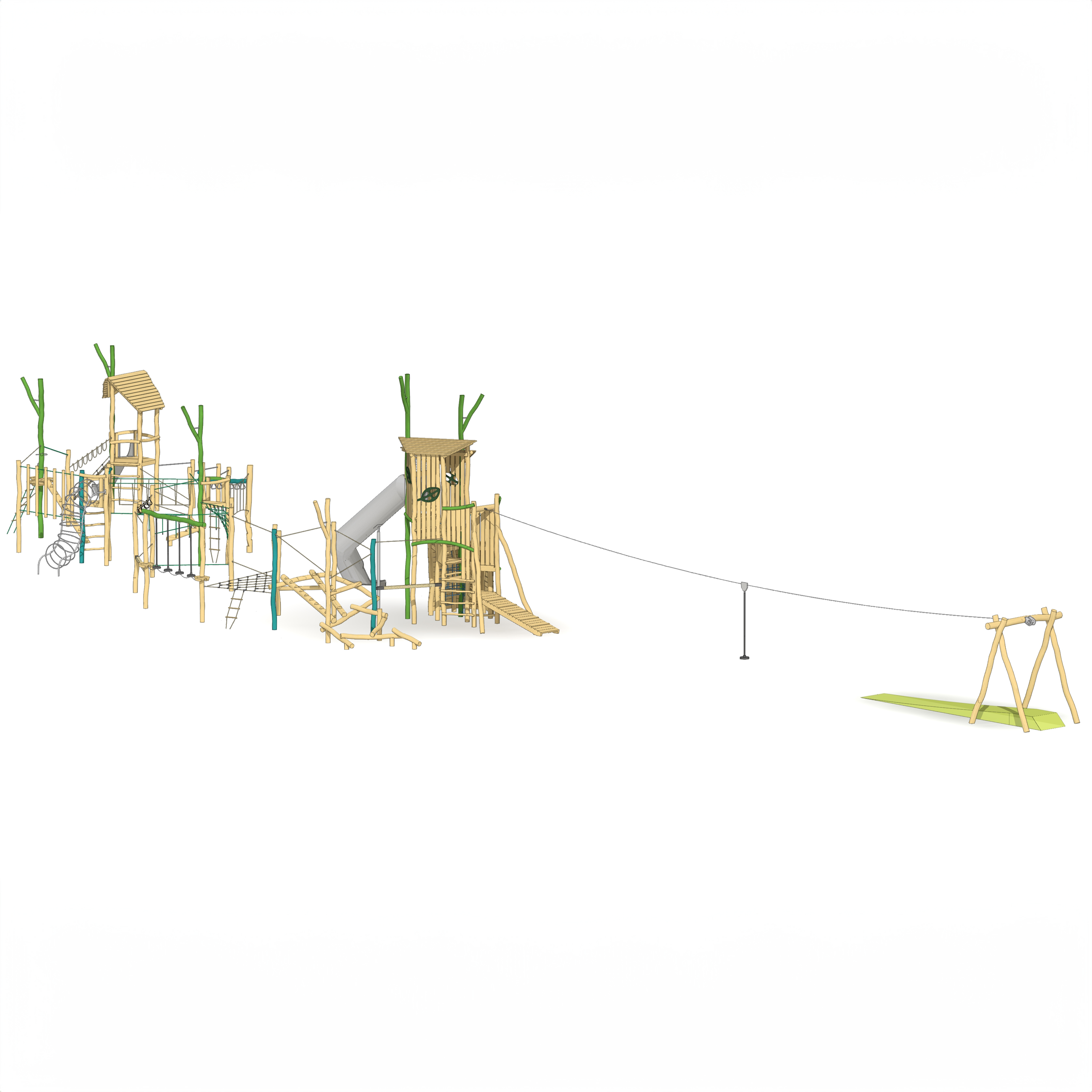 Kletterwald Moorenbrunn Ansicht 2