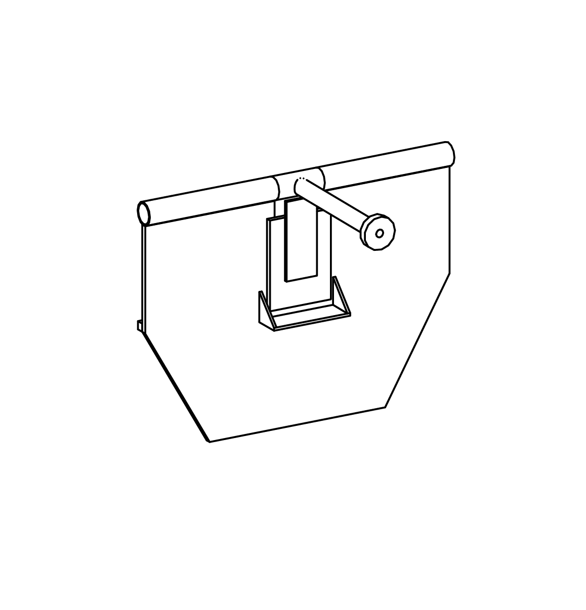 Wasserklappe Ansicht 2