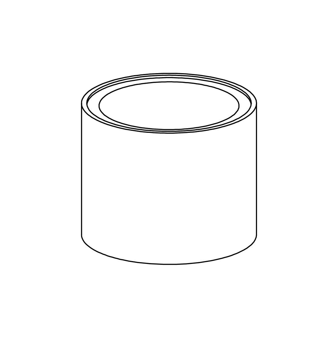 Sockelrohr Ansicht 2