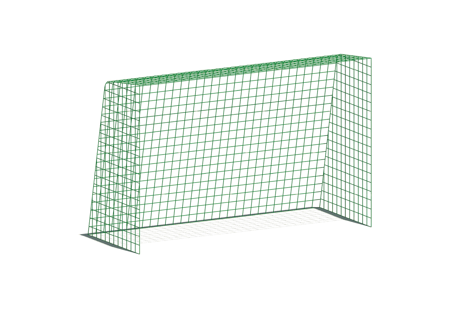 Nylonnetz - für Bolzplatztor 1031, 3 x 2 m Ansicht 2